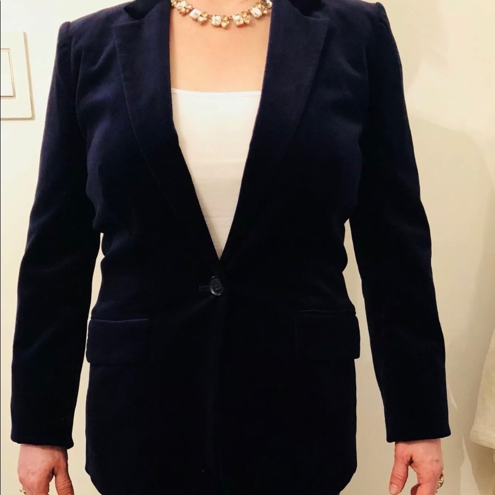 Frame Velvet Blazer/Jacket